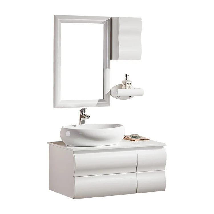 High Gloss Bathroom Basin Cabinet Vanity,Small Modern Bathroom Vanity