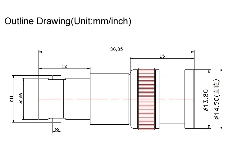 RFTYT Brand Sample Support RF Coaxial Fixed Attenuator