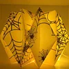 Custom Hanging Origami Different Pattern Colorful LED Cable Paper Lantern