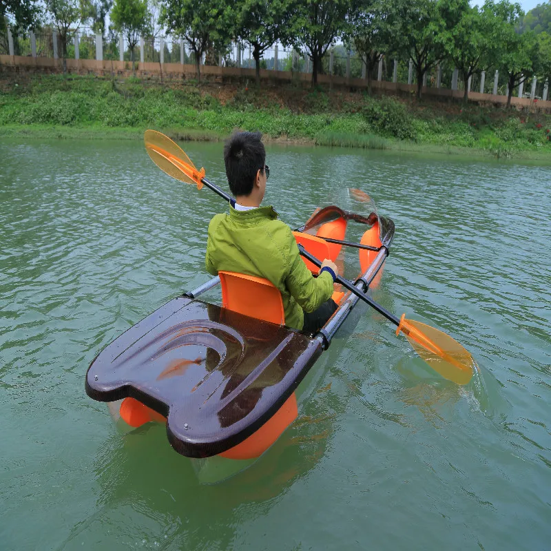 
Transparent Crystal Clear Kayak 2 Person Touring Kayak Clear Bottom Canoe 