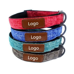 Image of New design Customizable LOGO red/blue/gray/green dogs cats collar manufacturer