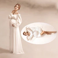 

Wholesale Maternity women clothes Evening Pregnant party Dress By Women Sexy Maternity gown photography Dress for Photo Shoot