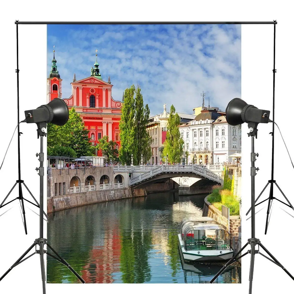 ERTIANANG 150x220cm Exquisite Photography Background Paris Urban Town Life Photo Studio Props Wall