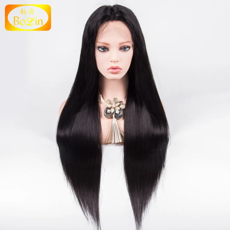 

Wholesale High Quality No Tangle No Shed Brazilian Hair Glueless Full Lace Wig