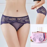 

Plus Size Ladies Woman Lace Cotton Briefs Intimates Women's Panties Sexy Underwear