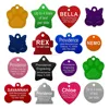 Hot Selling Aluminum Pet ID Tags for Cat and Dog