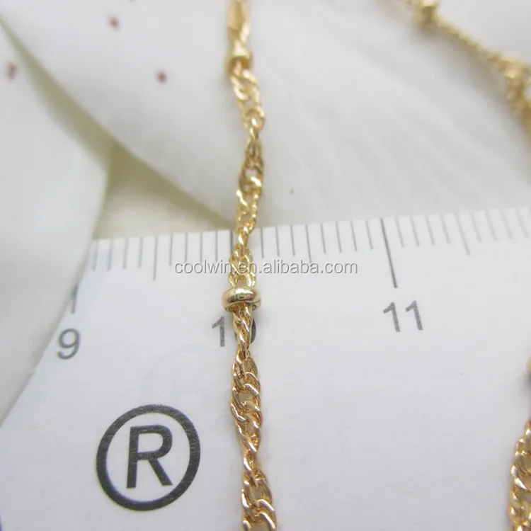 

coolwin high quality 24k gold chain for jewerly finding