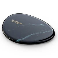 

Savorigroup New Products black marbling Ultra Slim S1 Fast QI Wireless Phone Charger Fast Charging Pad for iphone for samsung