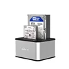 Blueendless BS-HD07 aluminum usb3.0 dual sata hard disk docking hdd docking