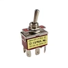 15A 250VAC, 2A DC12V dpdt on off on electric toggle switches