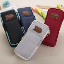 Korea Multifunction School font b Pencil b font Case Bags for Boys and Girls Large Capacity