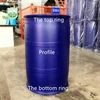 Best brand 200 litre 55 gallon blue plastic drums with closed top as chemical container