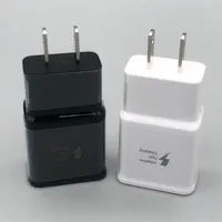 

Free shipping High quality 9V-1.67A 5V 2A US/EU Plug Fast Charging Travel adapter Original Wall Fast Charger For Samsung S8 S9