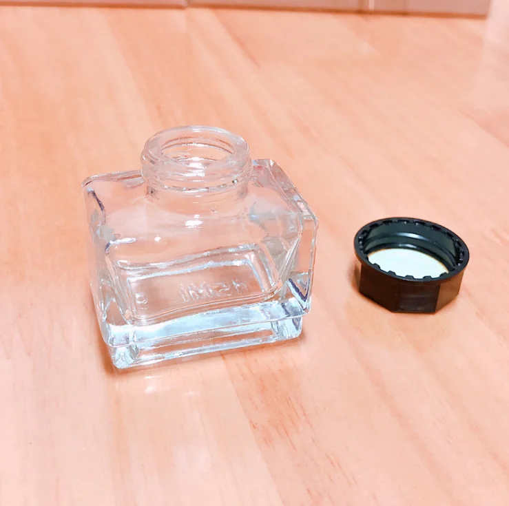 youcheng 高品质 15毫升方形空独立玻璃墨水瓶