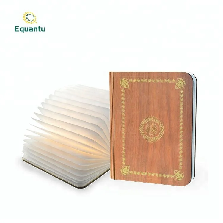 

New product book shaped download al quran digital quran book light speaker