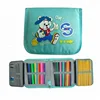 300D fabric large capacity pencil pen case bag with zip closure