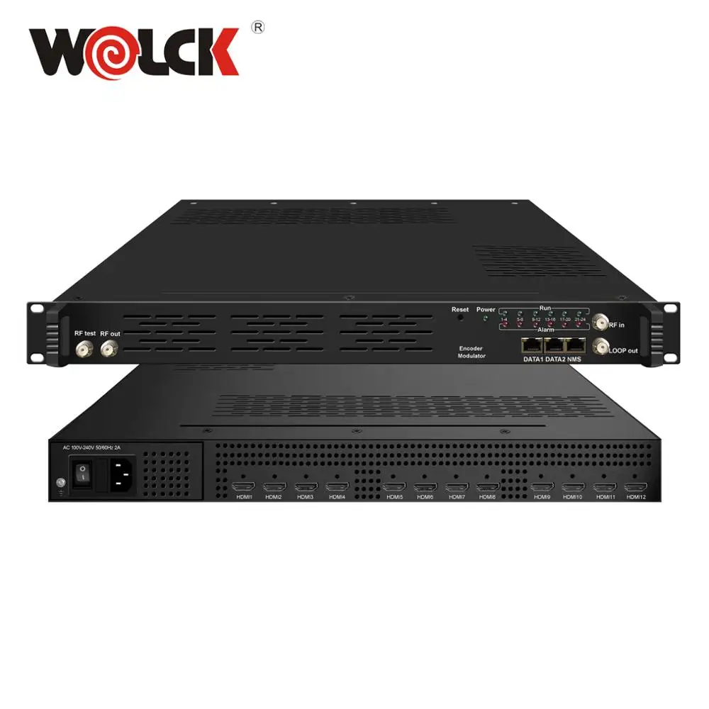 

WOLCK Company HD Encoder Modulator DVB-C DVB-T encoder h.264 iptv hd in stock