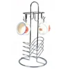 Chr Cup & Saucer Rack 6pce