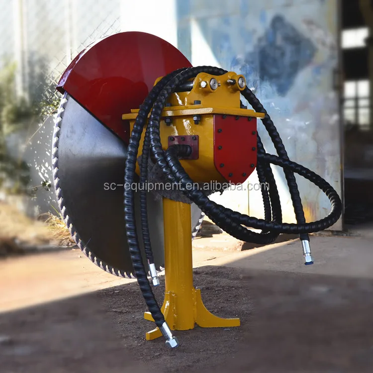 Rock Cutting Saw Hydraulic Mounted By Excavator Buy Rock Cutting Saw