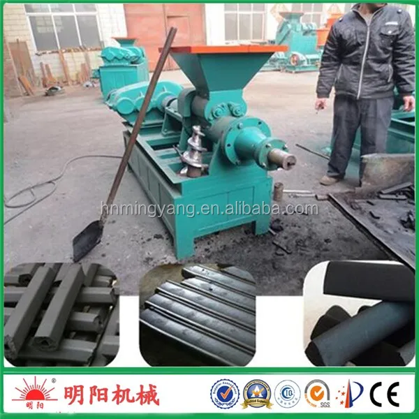 coal slime briquette machine finger charcoal briquette maker bamboo charcoal briquette extruder