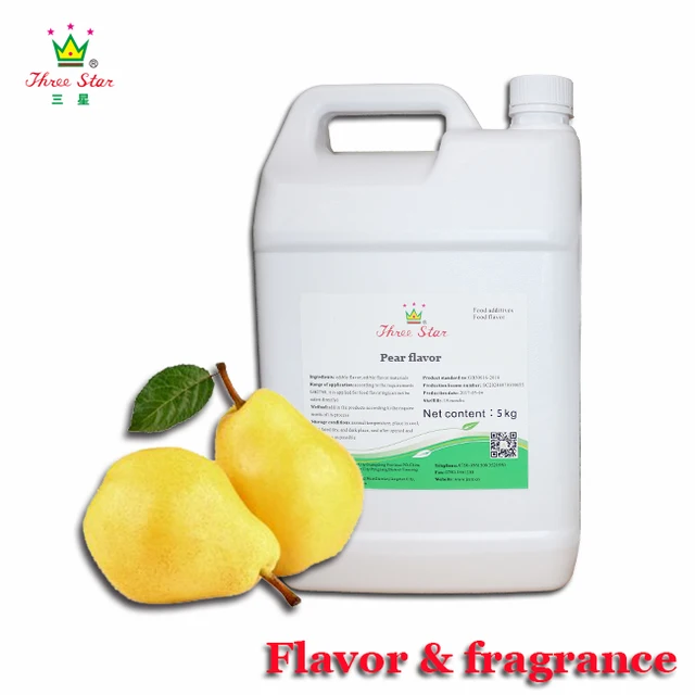 high quality water and oil soluble pear liquid flavor pear flavor