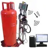 ATEX/ISO 9001 Certification lpg gas cylinder filling machines with data entry software system
