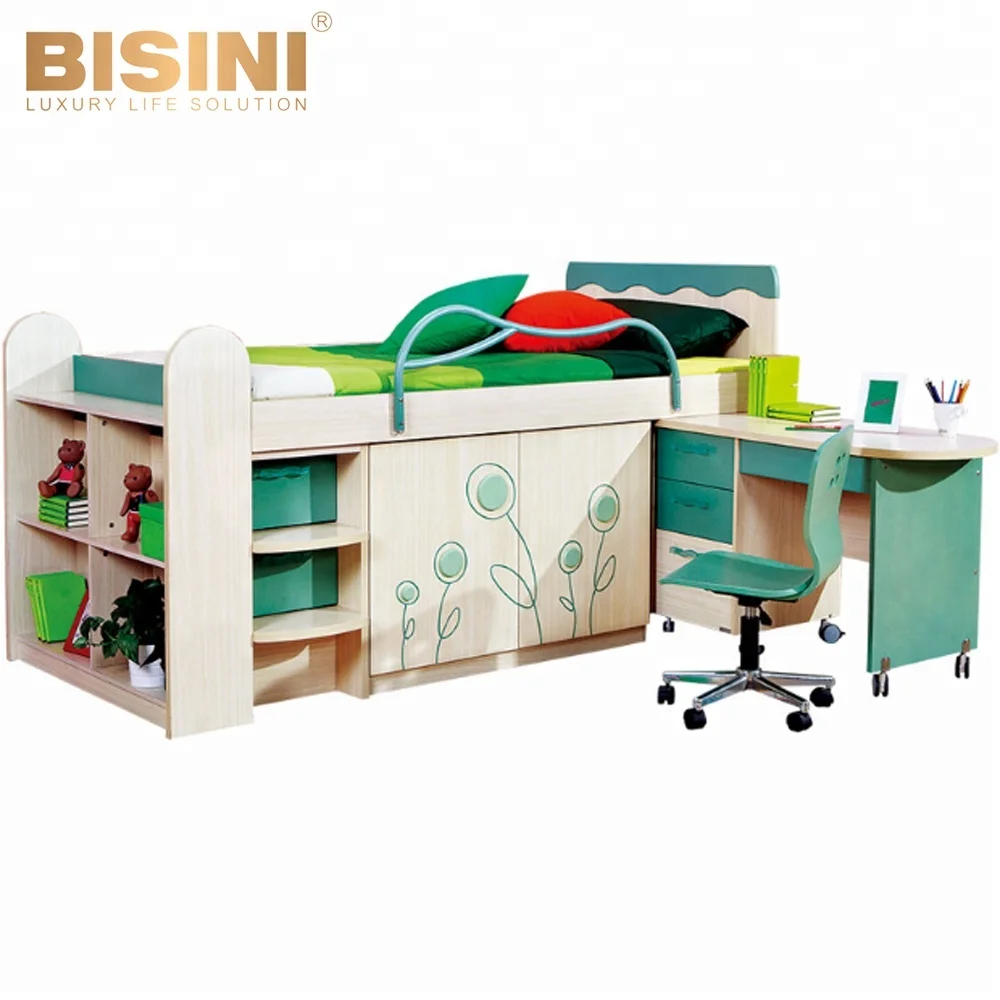 Bisini Multifunctional Children S Combined Bed Kids Bedroom Set