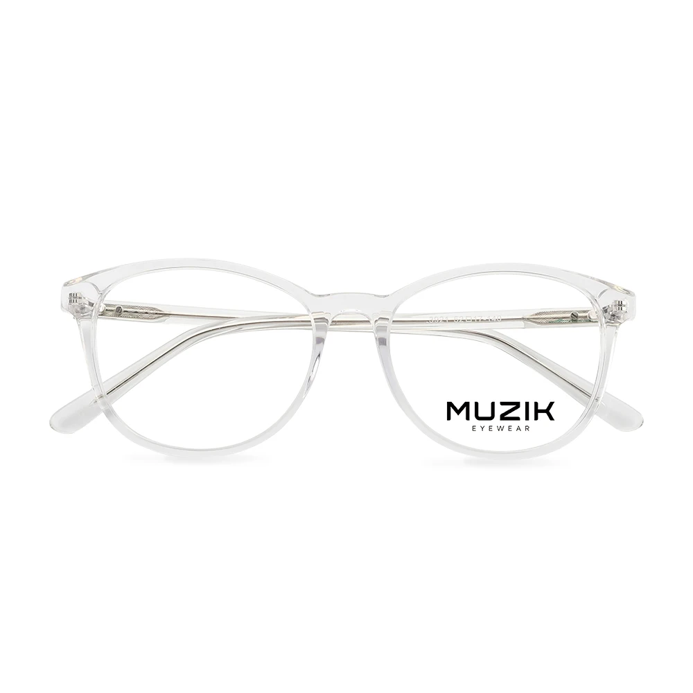 

P3921 style trendy transparent pink white clear guangzhou glasses, Custom colors
