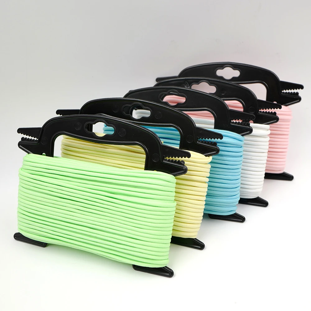 Wholesale paracord manufacturer glow in dark paracord 550 rope survival 4mm paracord 5/32" 100ft parachute