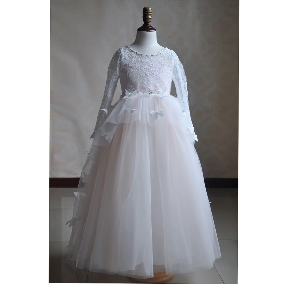 butterfly flower girl dress