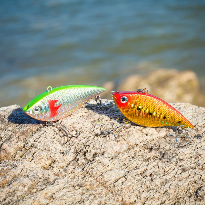 

Gorgons 4.72in 120mm 7g VIB Lure Rattle Trap Plastic hard bait Specializing for Bass, Vavious colors