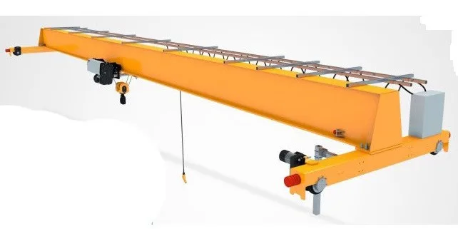 2.5t Single Girder Overhead Crane Top Running With Electric Wire Rope ...