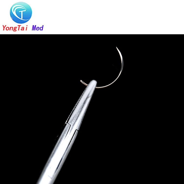
High quality stainless steel medical sterile surgical suture needle with great price 