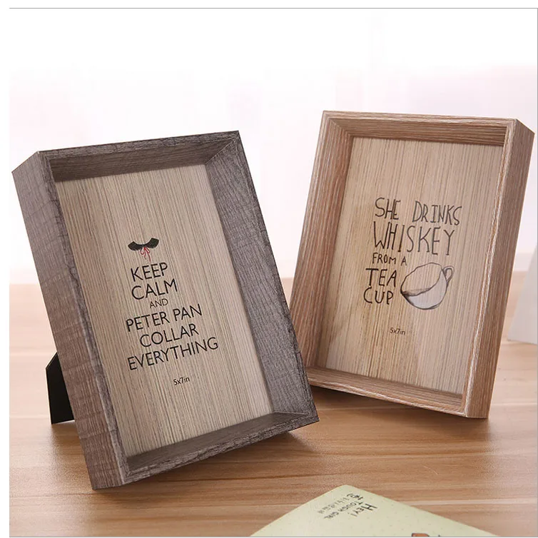 2017 wholesale kids wooden photo frame