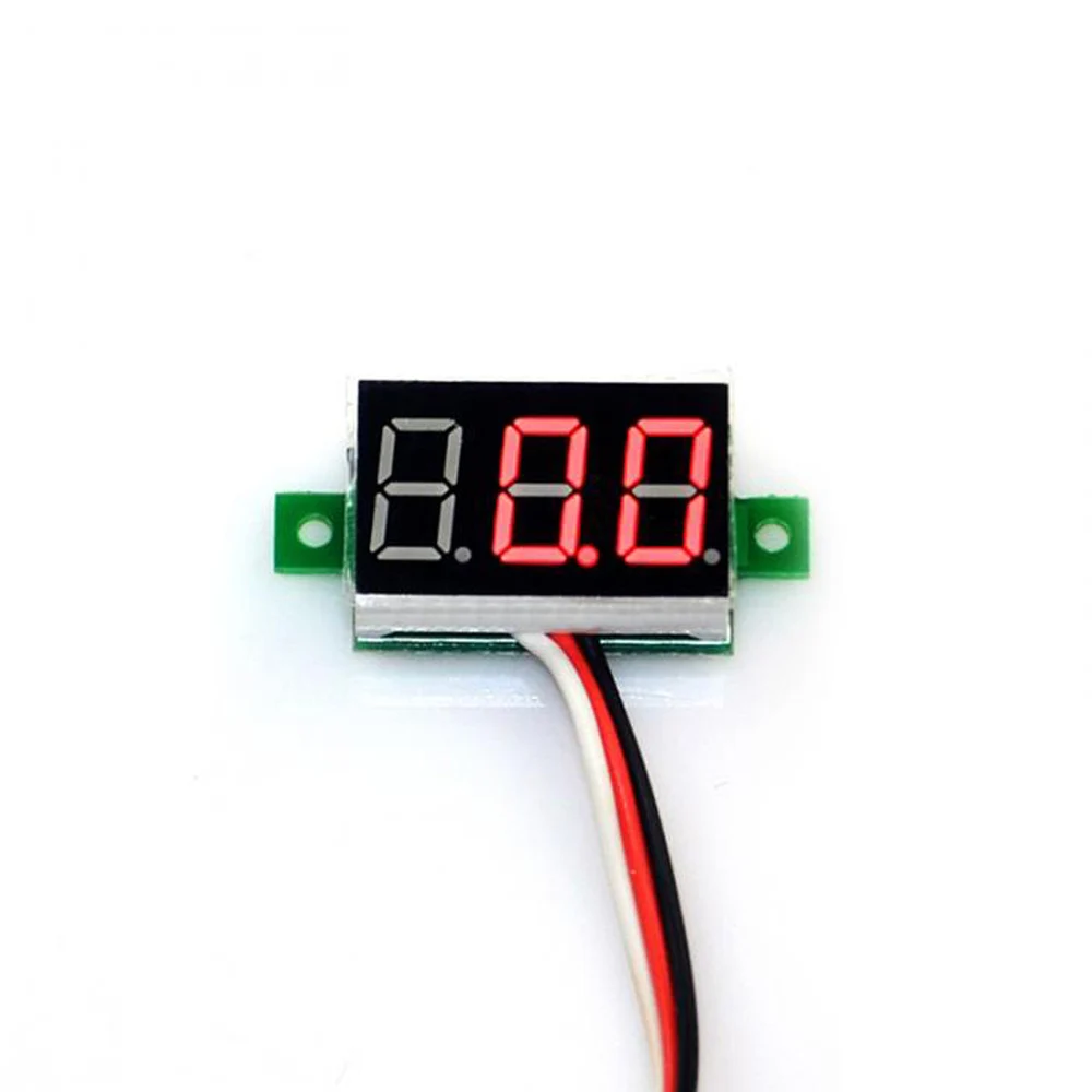 Motorcycle Battery Digital Tester Mini Voltmeter Car Voltage Test LED Display