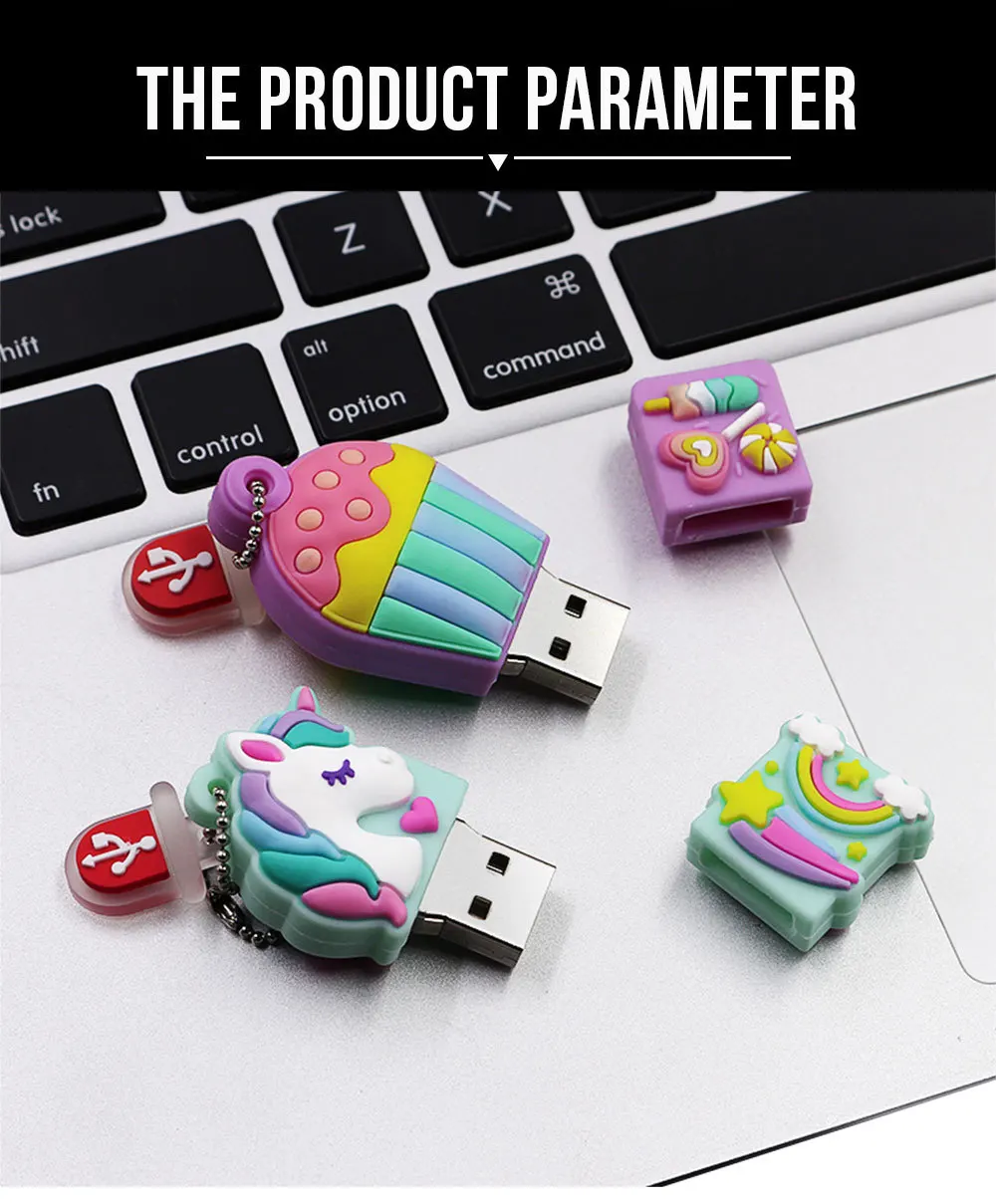 Fancy Kids Cartoon USB Flash Drive Movie Character Horse Animal Pendrive USB Stick For School Promotion Gift - ANKUX.COM