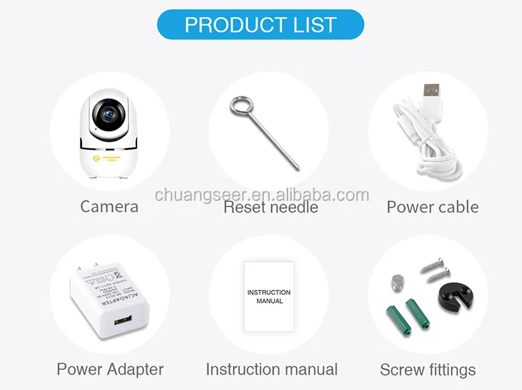 2019 New Home Security Wifi IP Camera HD Smart Cloud IP Camera 1080P/720P