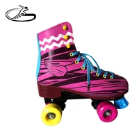 

Pink color Soy Luna quad 4 wheels roller skates for girls