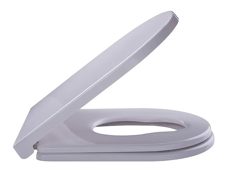 European Style Wc Accessories Flat Top Face Soft Closing Toilet Seat