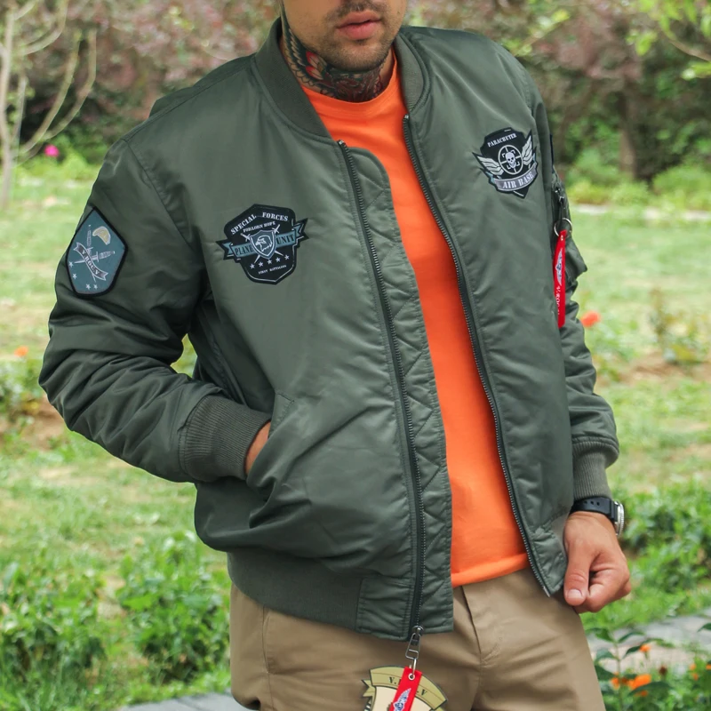 

Hot sale bomber jacker Ma-1 V-03, Customized color