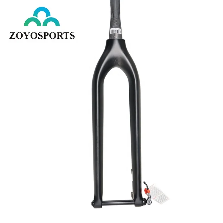 

ZOYOSPORTS 29er MTB Mountain Rigid Bicycle Front Suspension Fork With 15mm Thru Axle Full Carbon Fiber Bike Fork