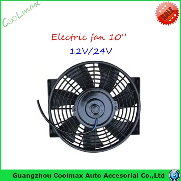DC 24V 7A 12" Auto Car Air Conditioner Cooling Fan Black