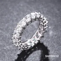 

Sevenajewelry SAR55012 Wholesale round shaped 925 sterling silver 925 cz ring, diamonds wedding rings jewelry for women