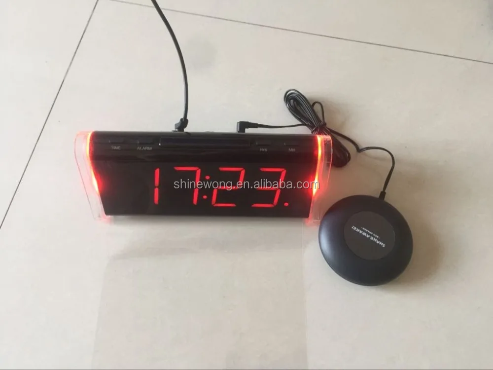 
Vibrating alarm clock with Bed Shaker/Big LED Alarm Clock 