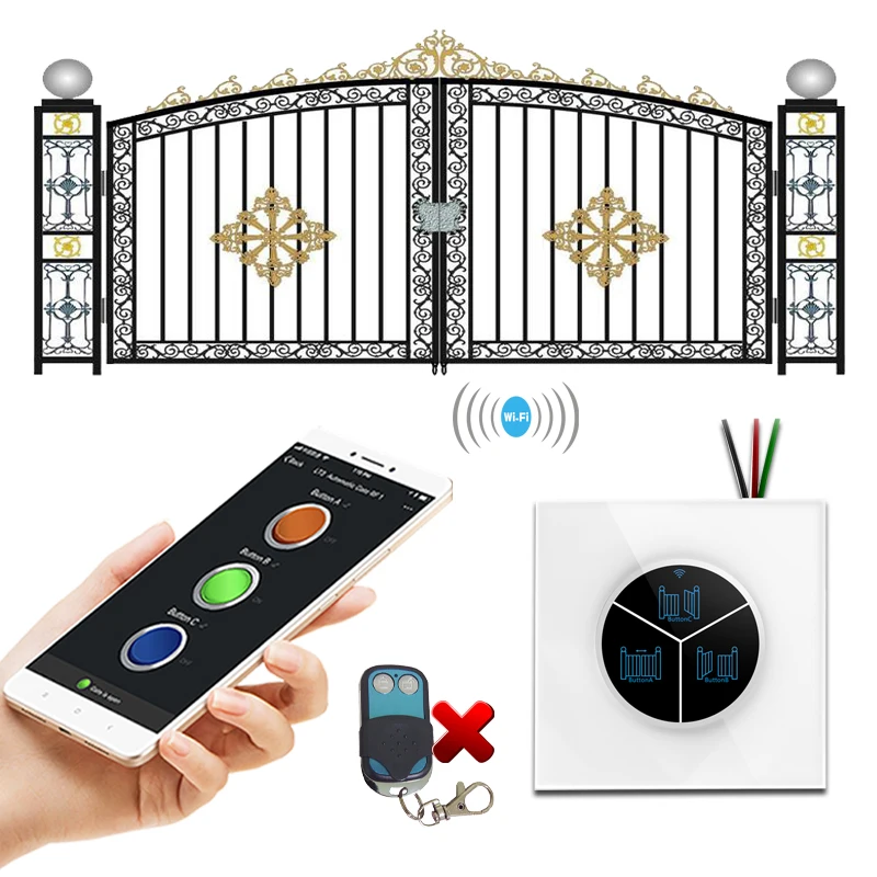 

new automatic swing gate opener controller wireless remote control