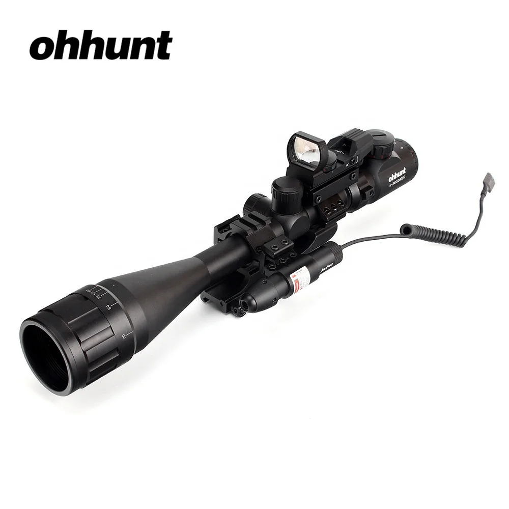 

Ohhunt 6-24X50 AOGE Side Parallax Hunting Tactical Optical sight, Black