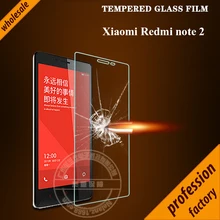 Original Nelanz Brand 9H 0.26mm 2.5d ARC Anti-Explosion HD Tempered Glass Screen Protector For xiaomi redmi note 2