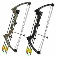 

Traditional youth compound bow and arrow for shooting practice