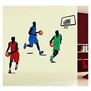 Buy Amaonm Removable Diy Player Playing Basketball Wall