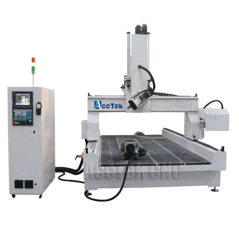 Hot sale 4 axis machine AKM1325-4AXIS  3d wood carving cnc router